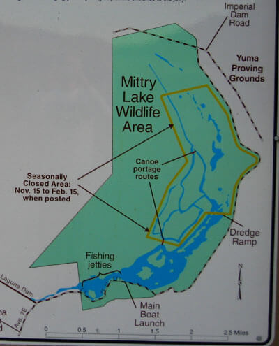 Mittry Lake Map