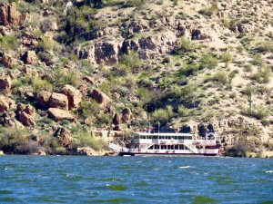Dolly Steamboat On Canyon Lake Photo Courtesy Of Margie 