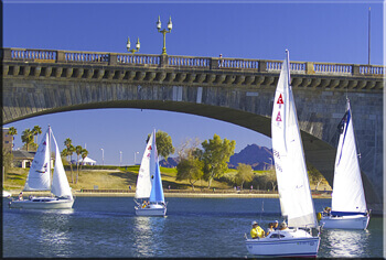 Boats near Lake Havasu City