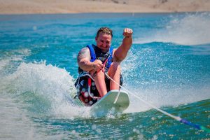 Day On The Lake-Mono-skiing